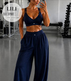 ست کراپ و شلوار برند Lululemon
